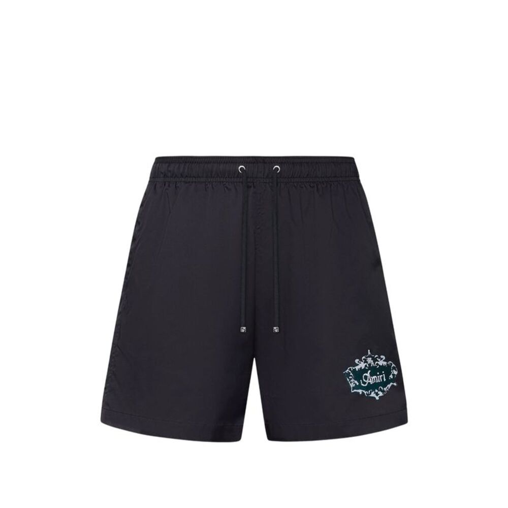 Amiri Black Beachwear - Swim Shorts Men